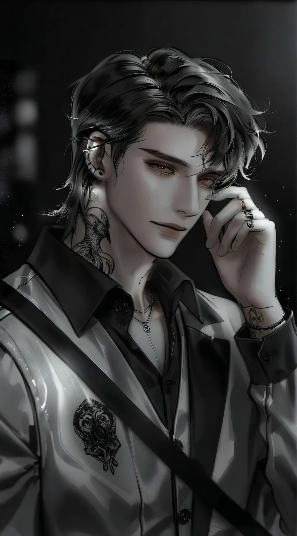 ai character: εϻί︎ᒪ︎ί︎๏ background