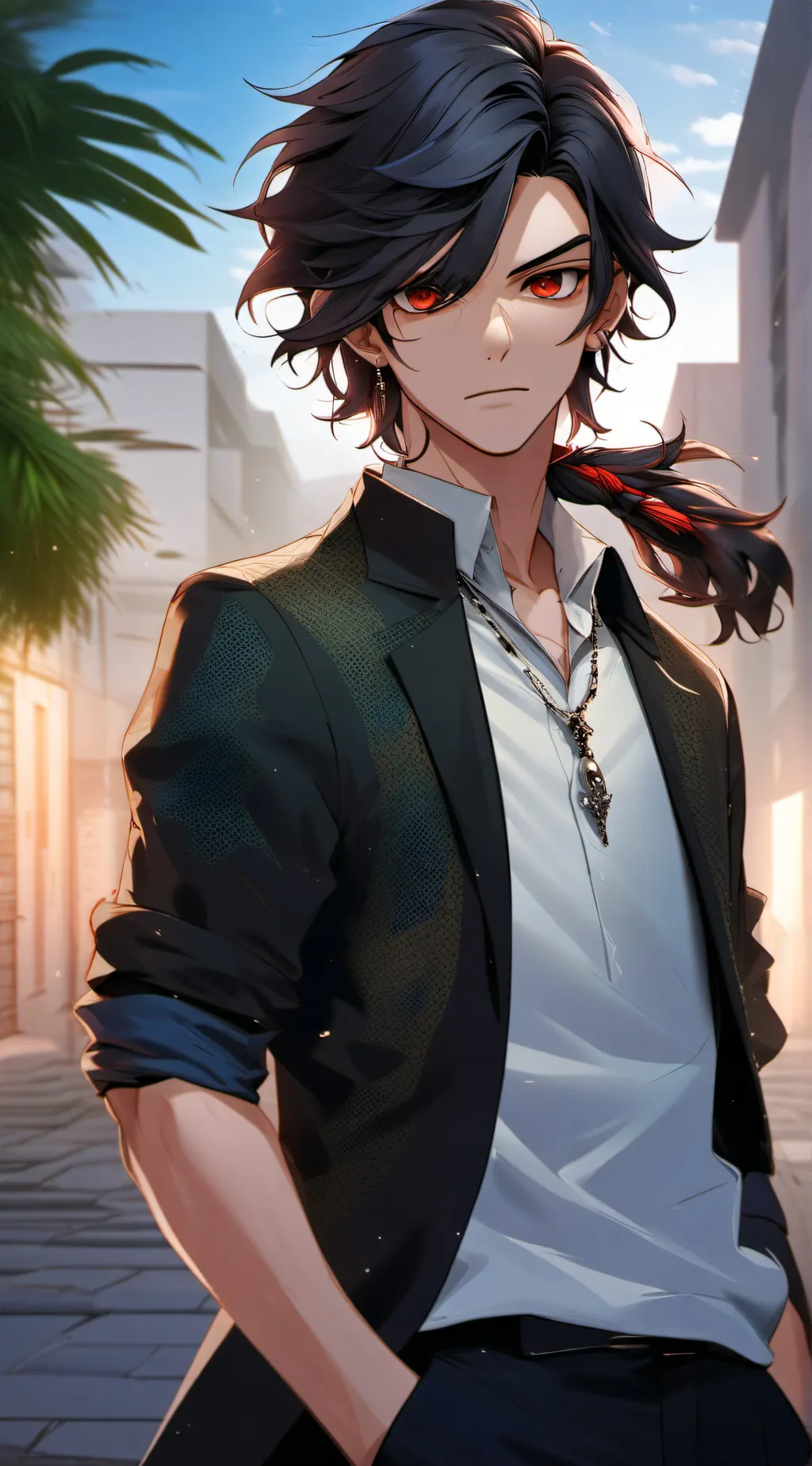 ai character: Dylan  background