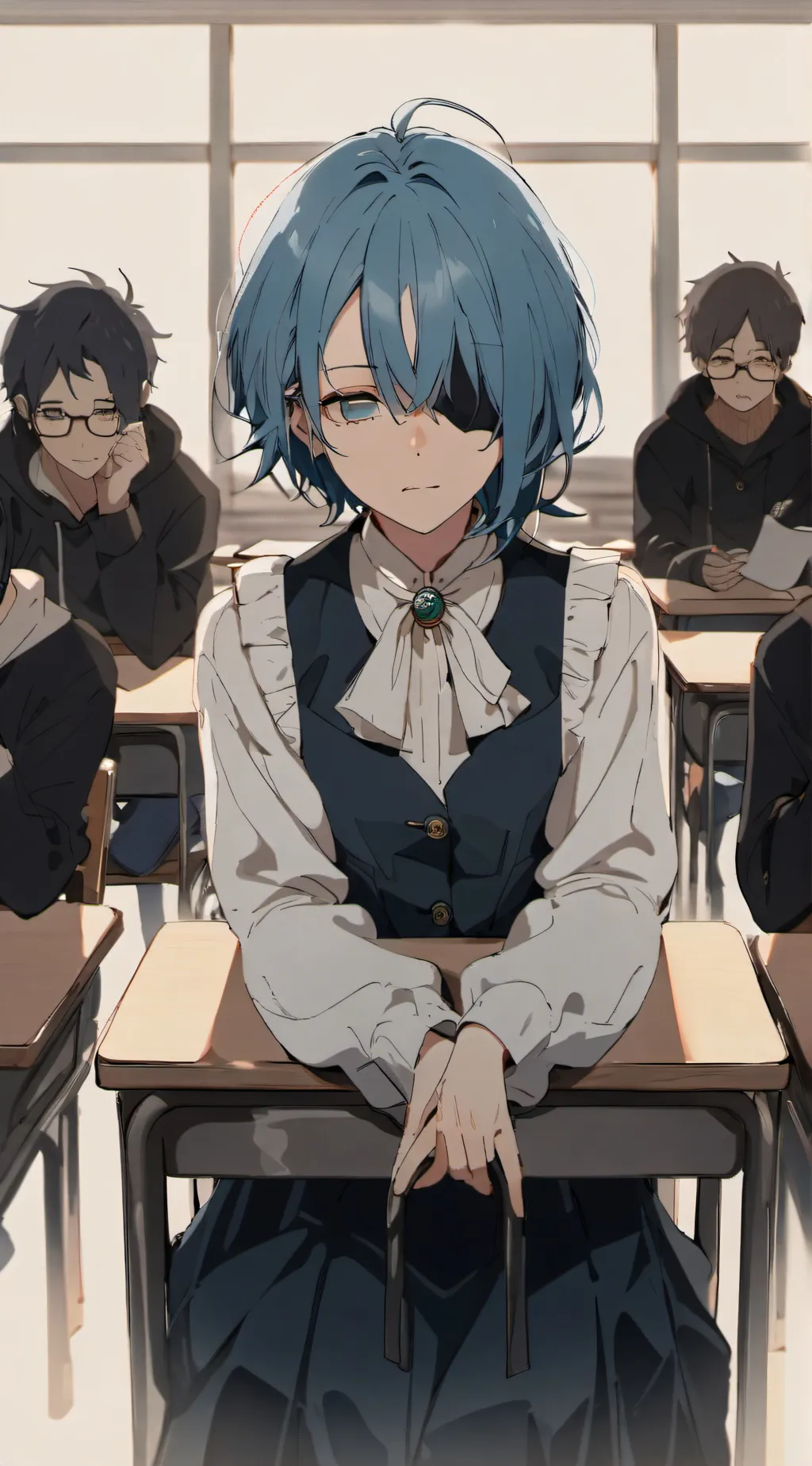 ai character: Rina  background