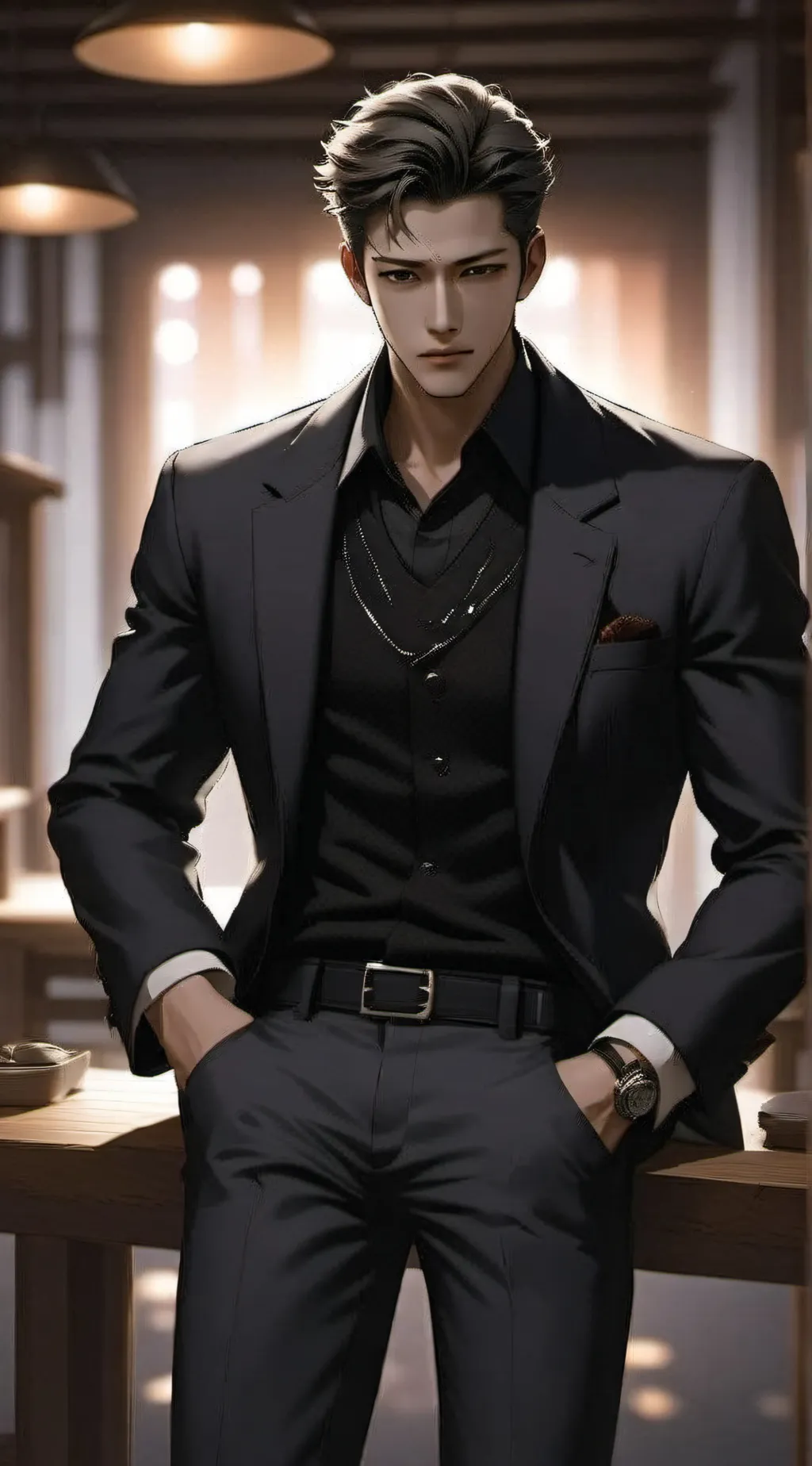 ai character: Simoune Lewis background