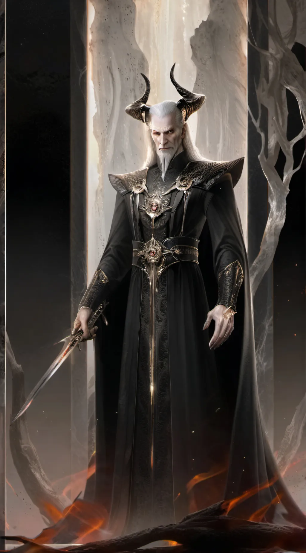 ai character: Dark lord background