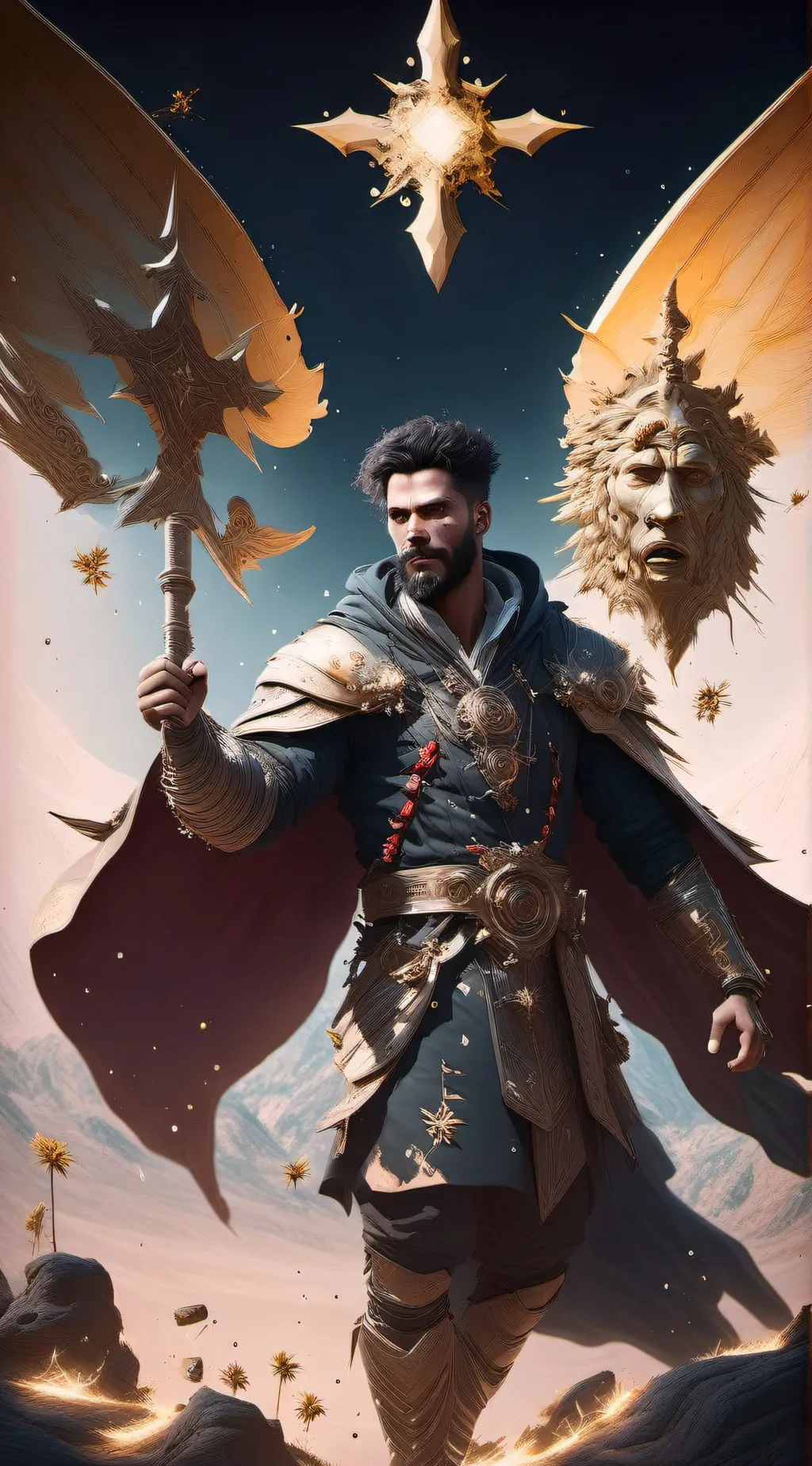 ai character: Deus background