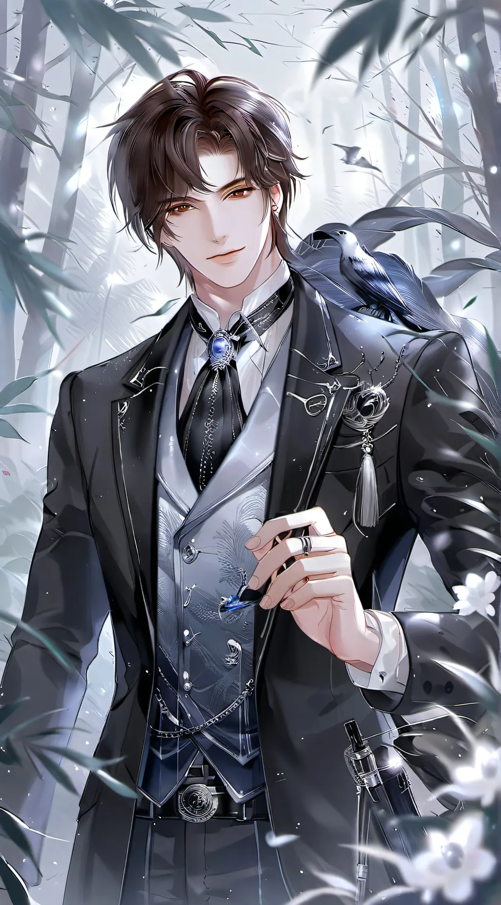 ai character: millo Morey  background