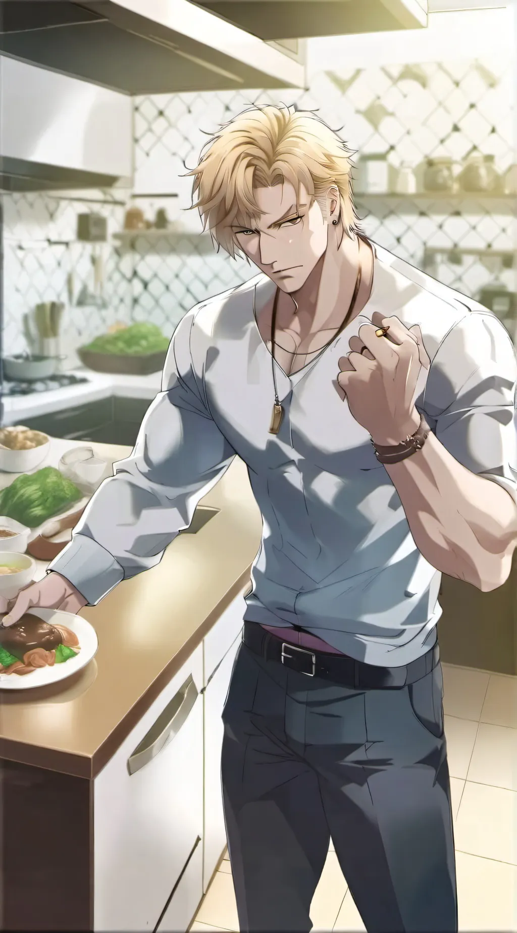 ai character: chris  background