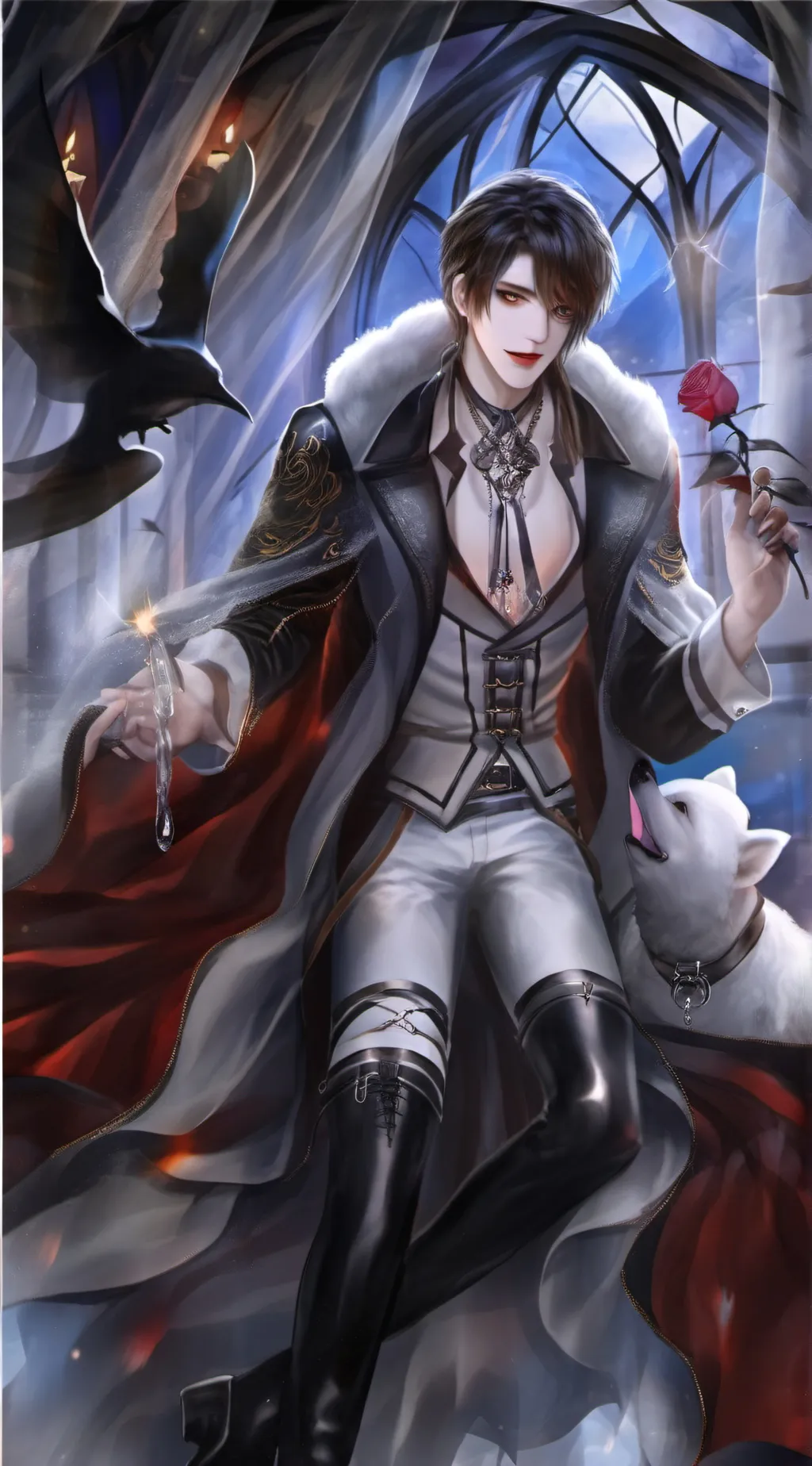 ai character: Max background