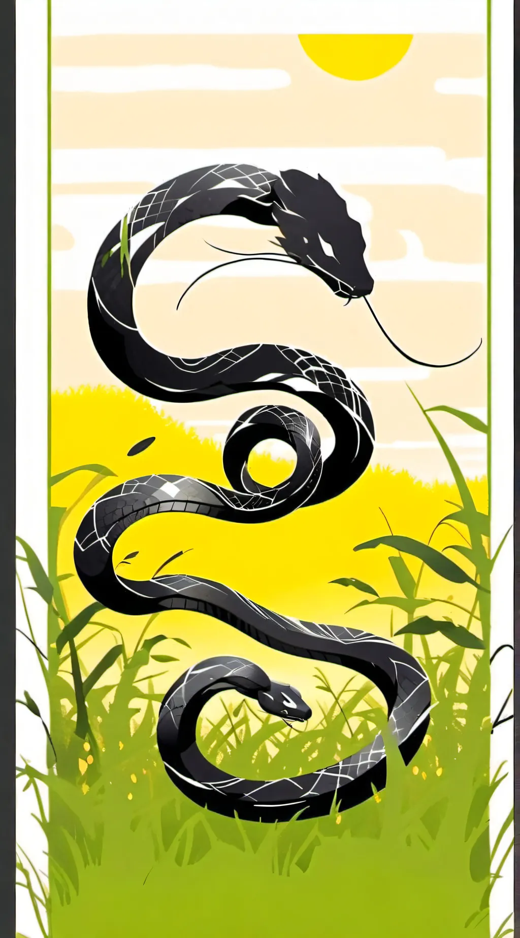 ai character: NO STEP ON SNEK background