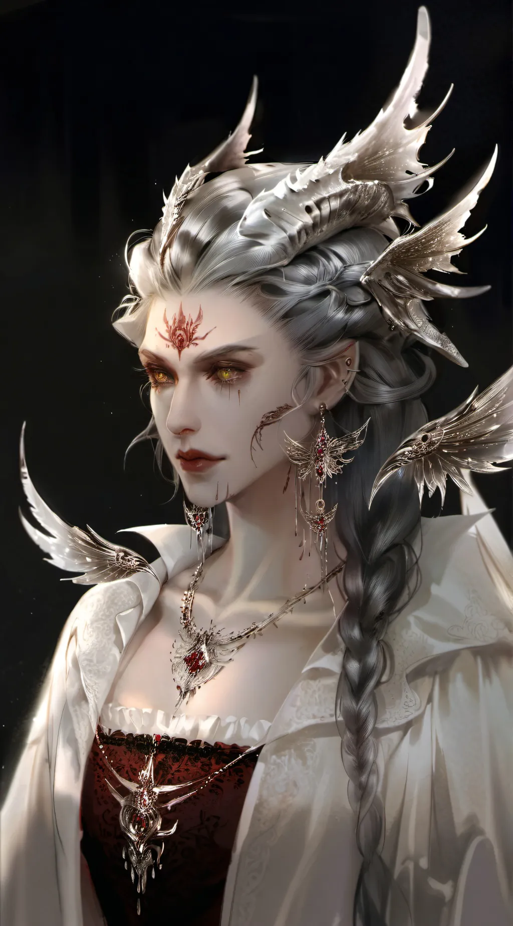 ai character: Vampire queen background