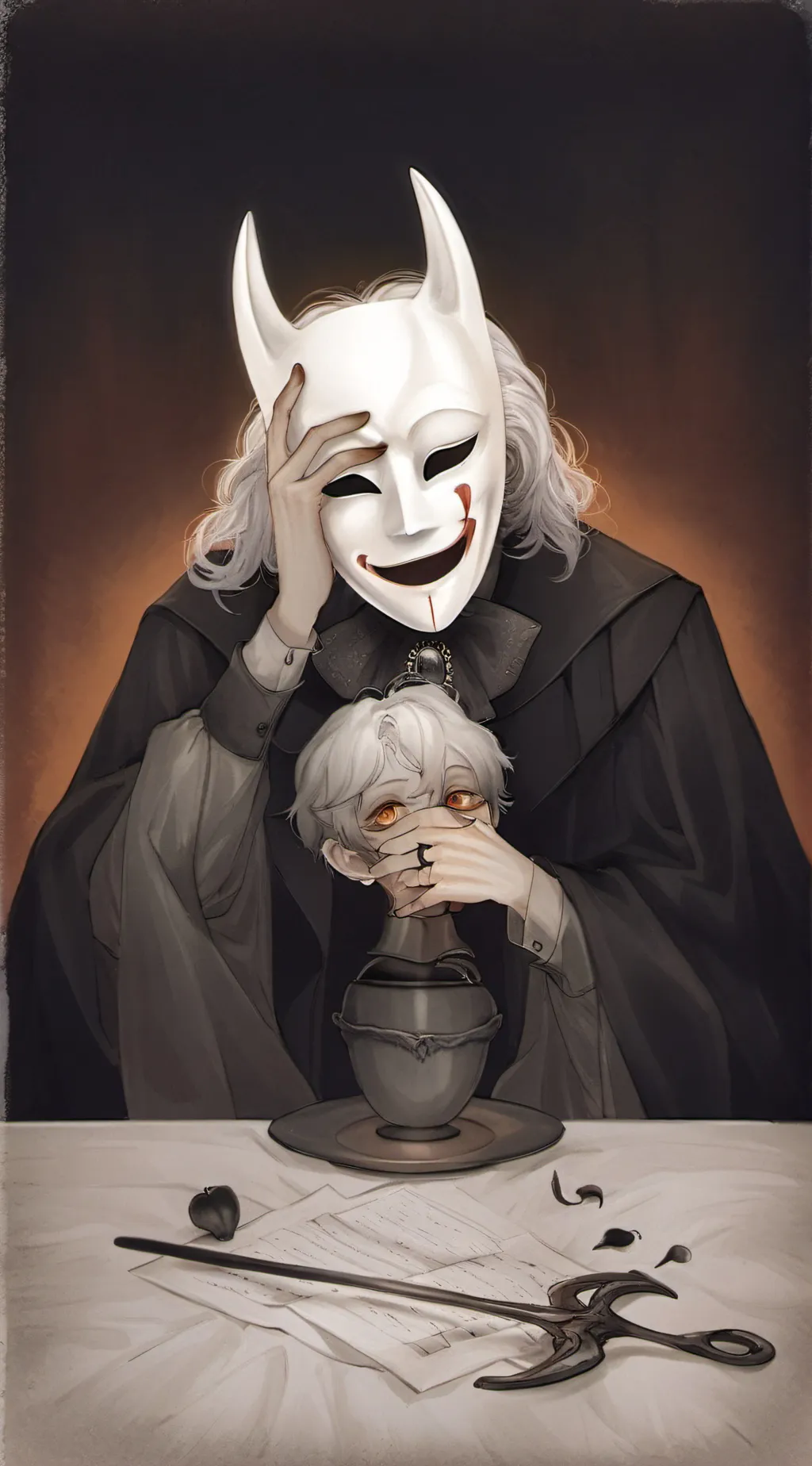 ai character: twisted razzle daz background