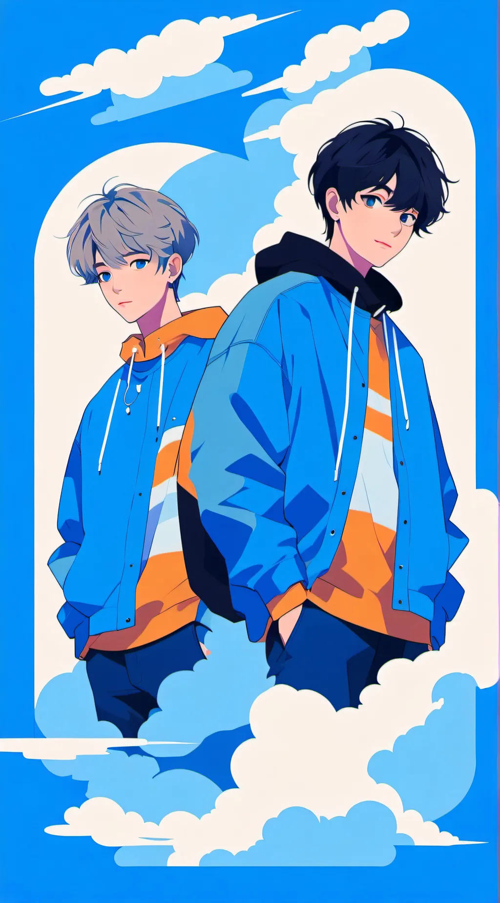 ai character: Sam and colby background