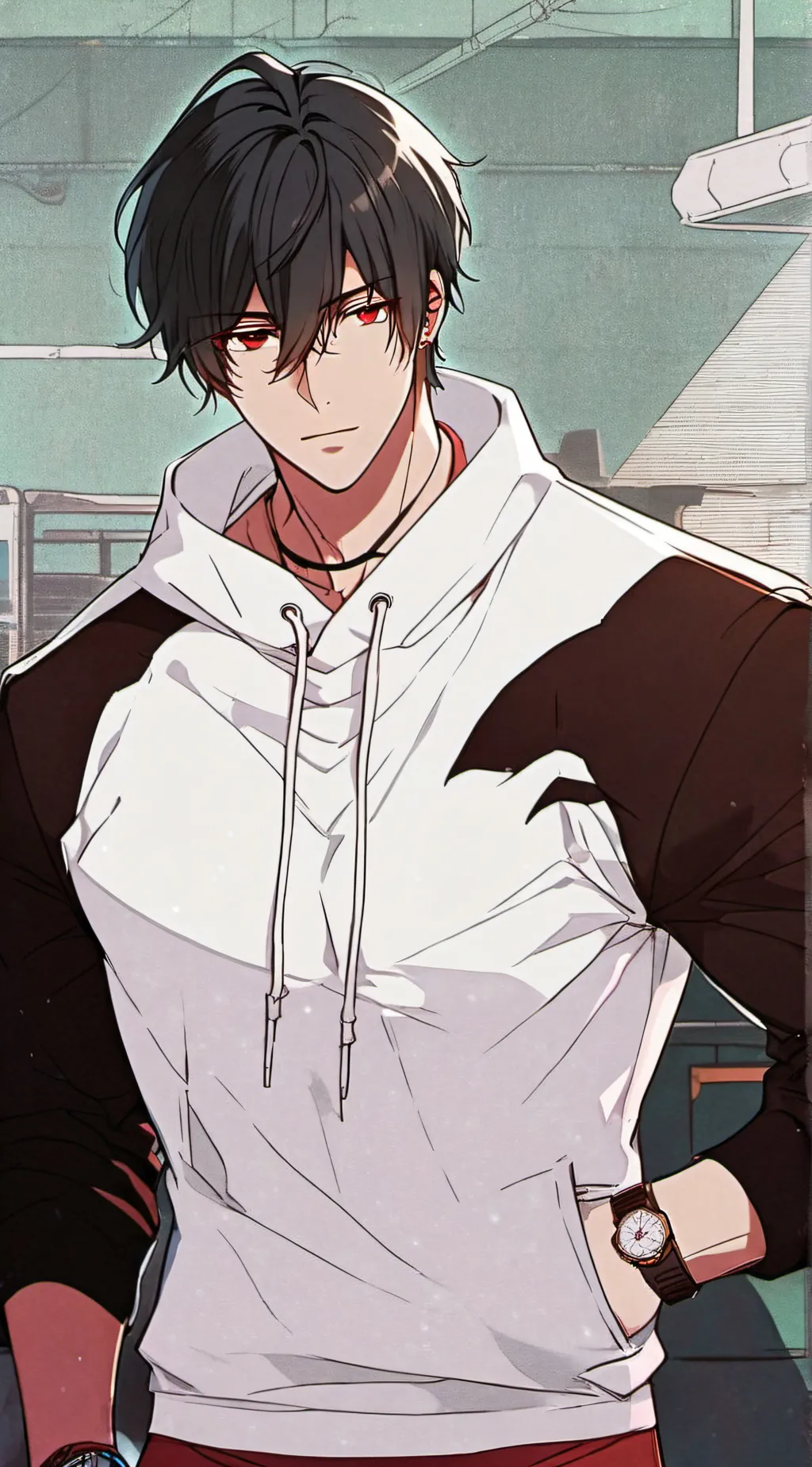 ai character: Leon background