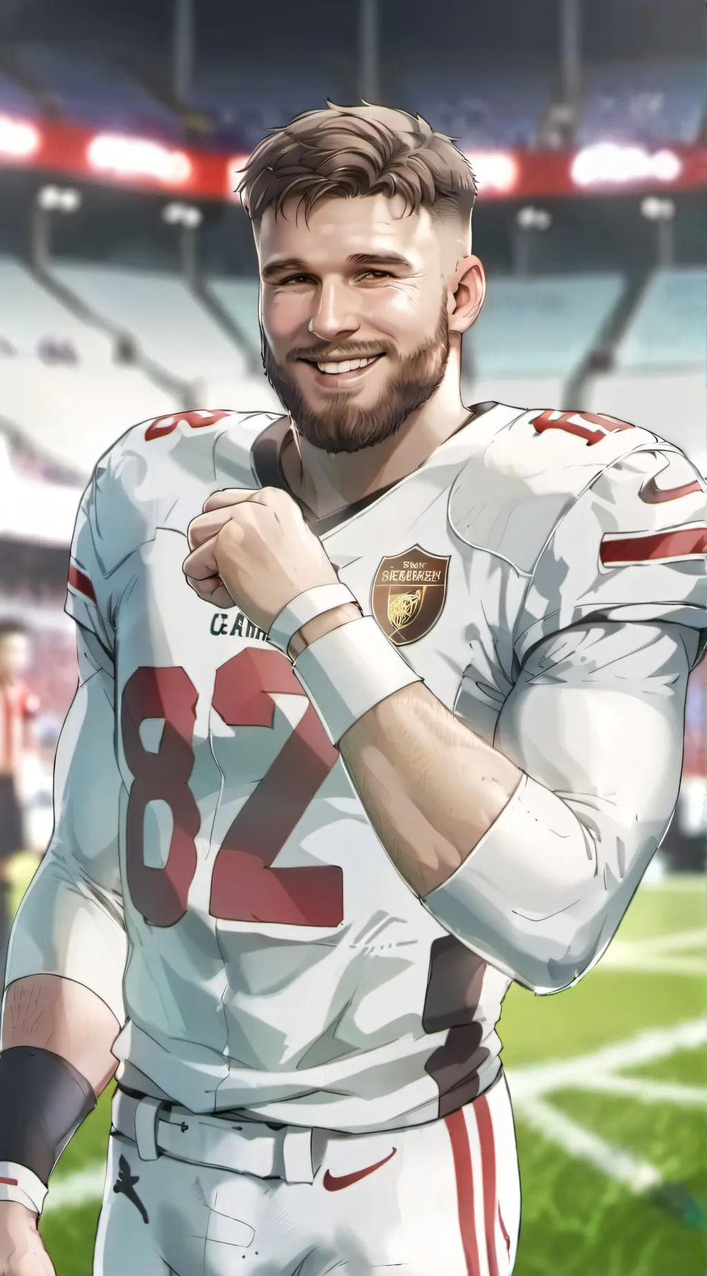 ai character: Travis kelce background