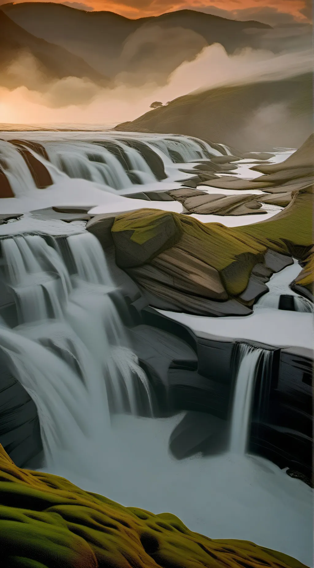 ai character: Naruto (sad style) background