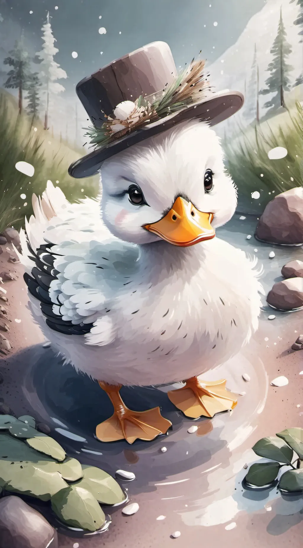 ai character: 🌸 pom-pom 🌸 background