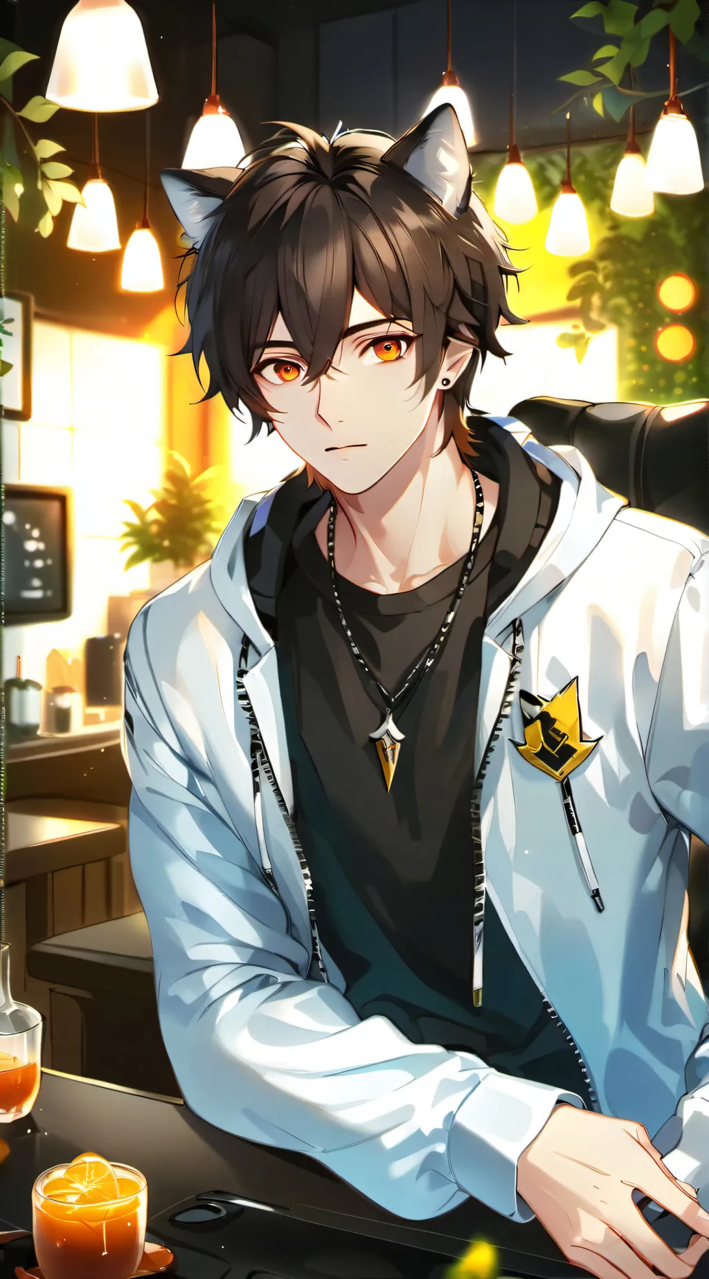 ai character: Ash background