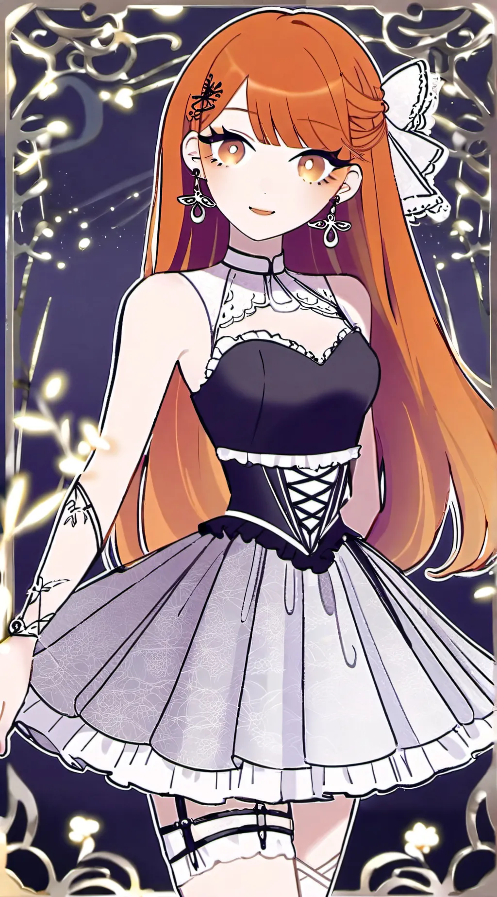 ai character: Ashley  background