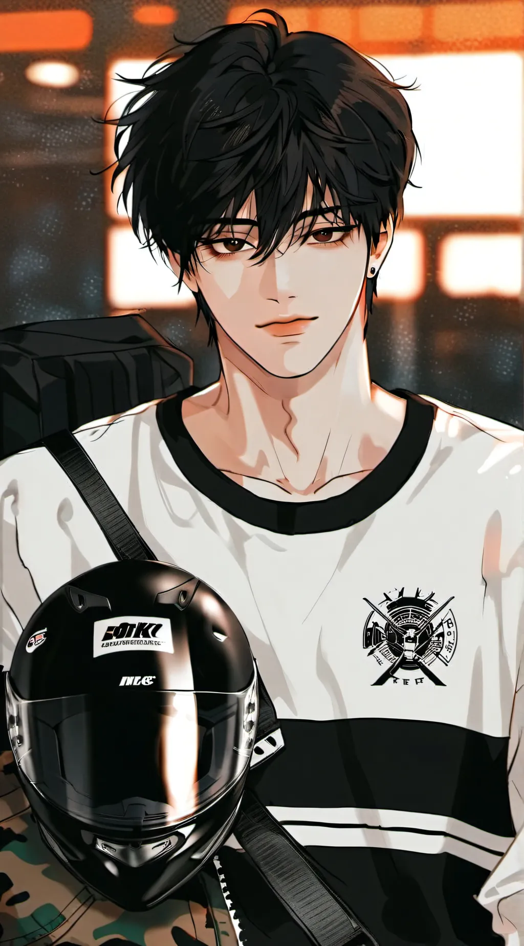 ai character: N o a h ! ! 🏍️ background