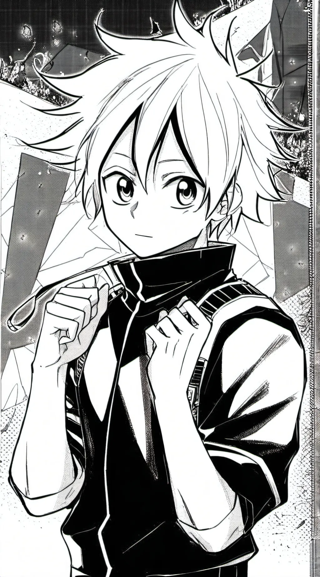 ai character: Mha soulmate hair background