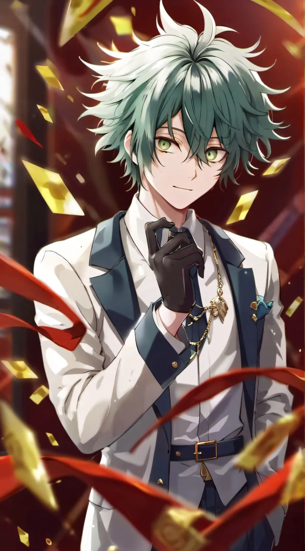 ai character: izuku midoria  background