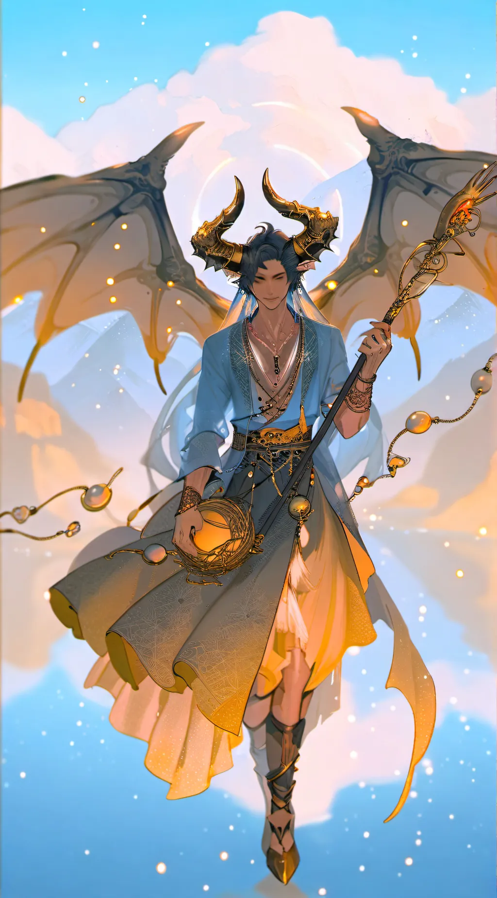 ai character: Power background