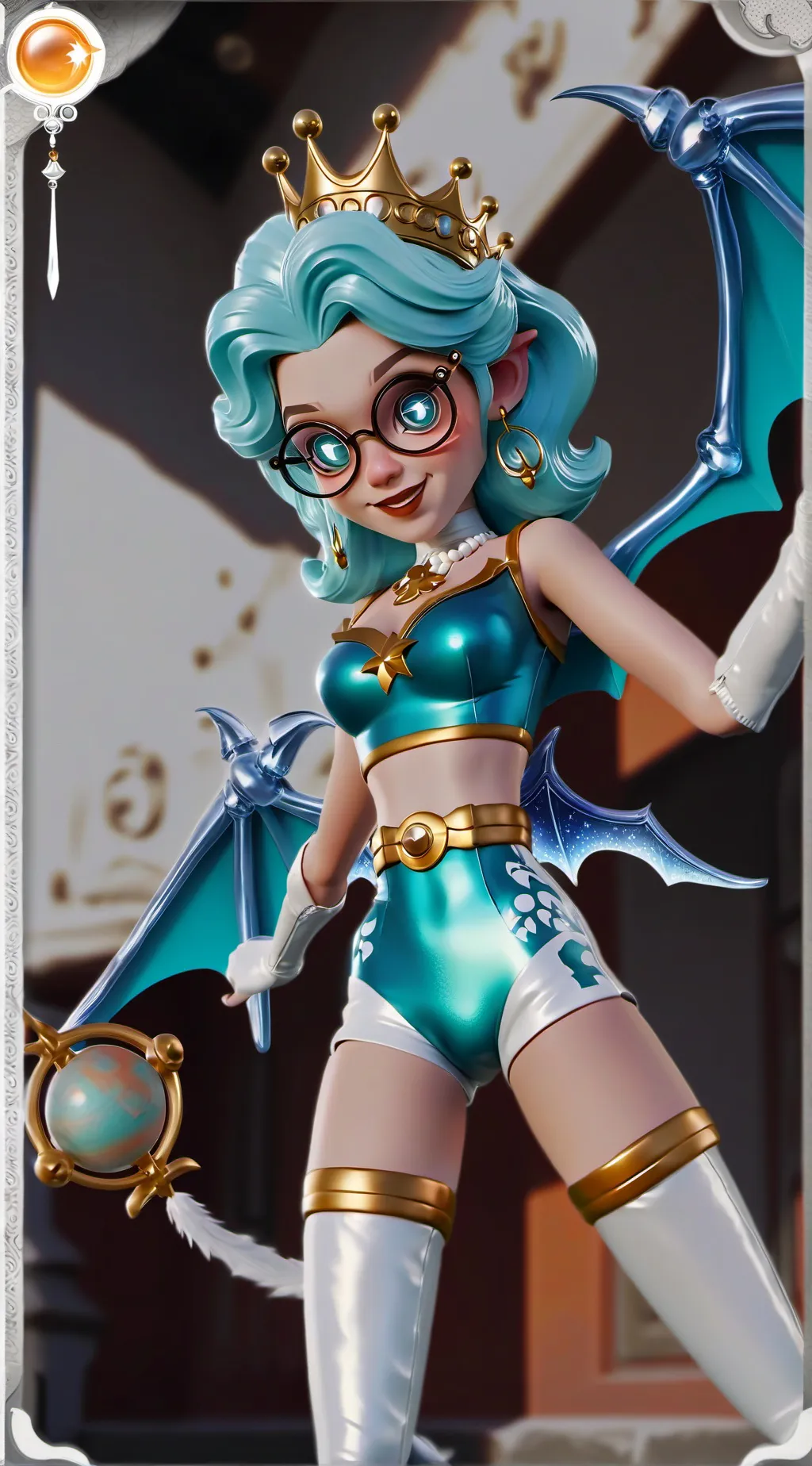 ai character: Crownia background