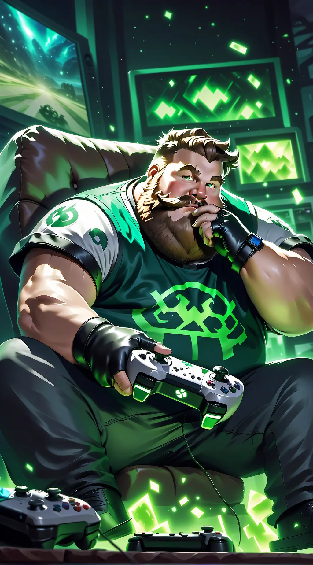 ai character: Caseoh background