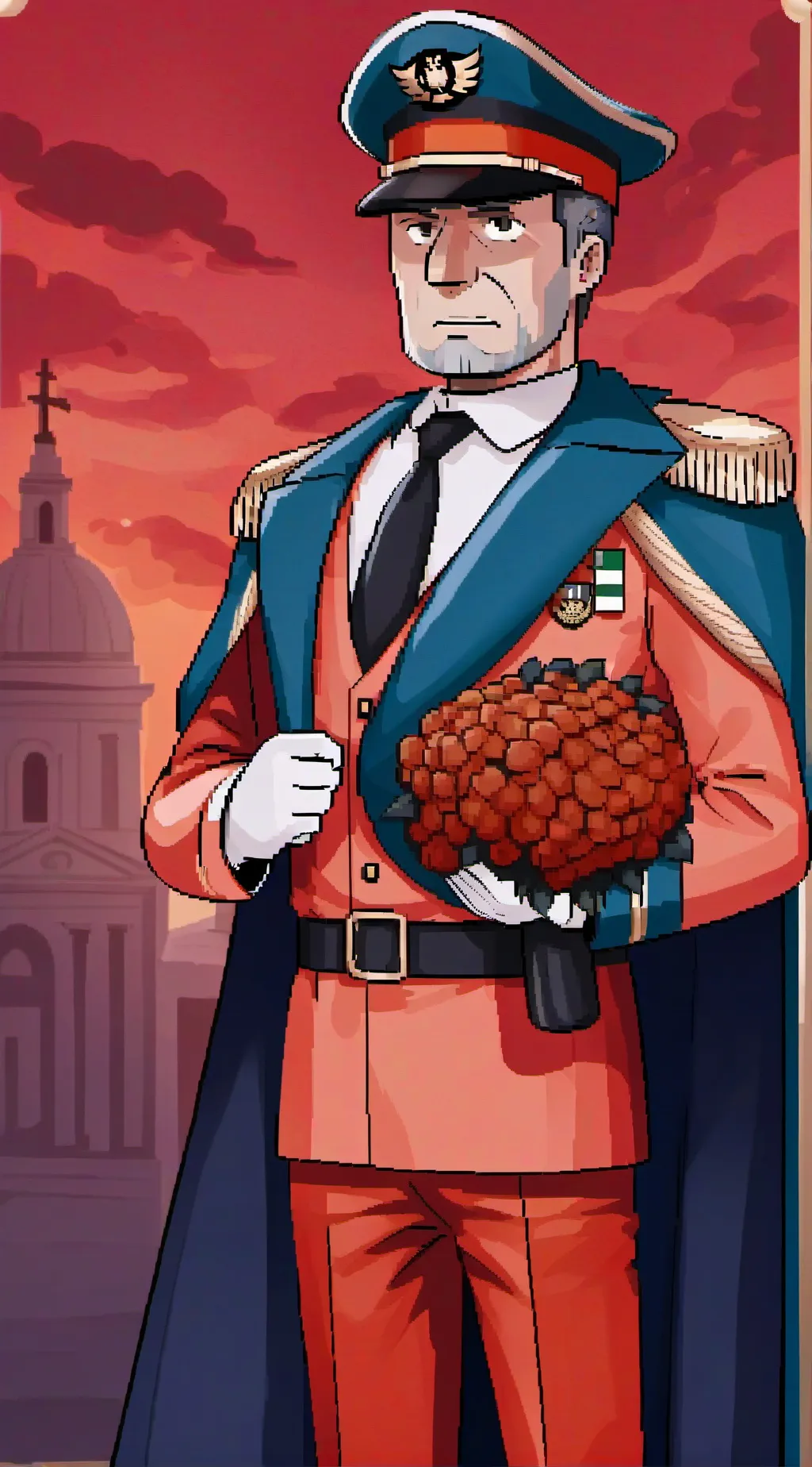 ai character: Italy background