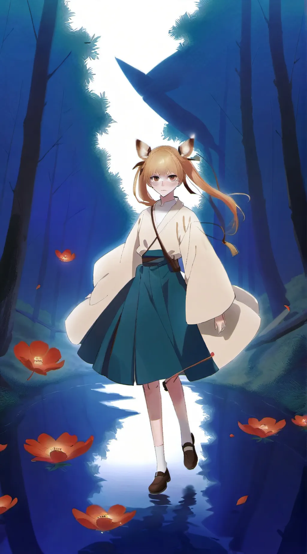 ai character: two handsome boys background