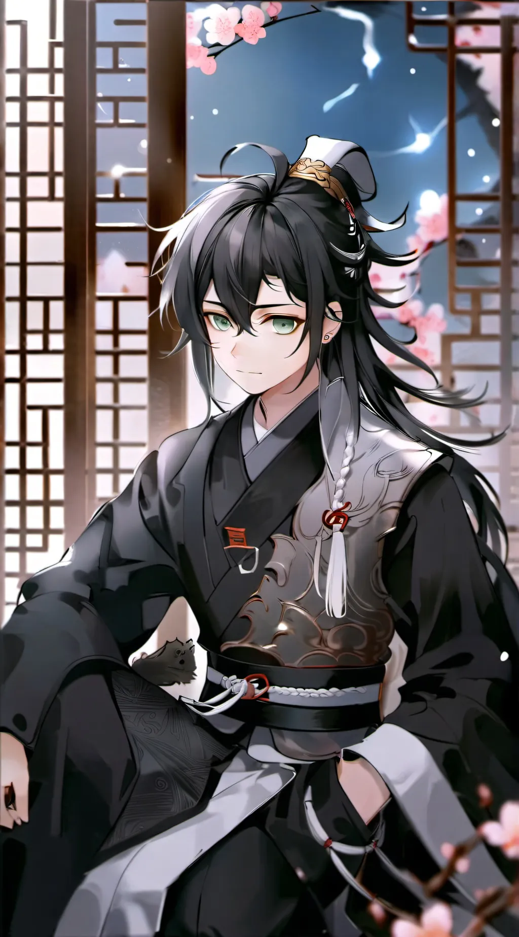 ai character: Hashira  background