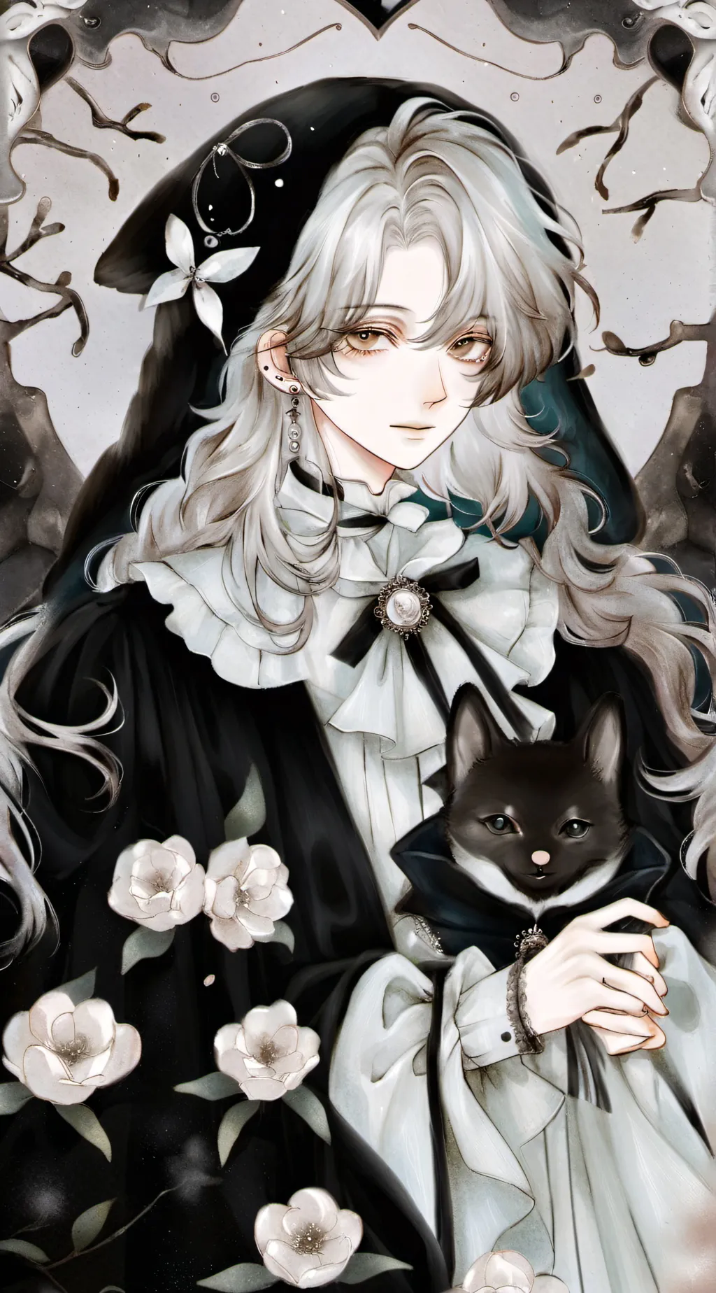 ai character: amelie  background