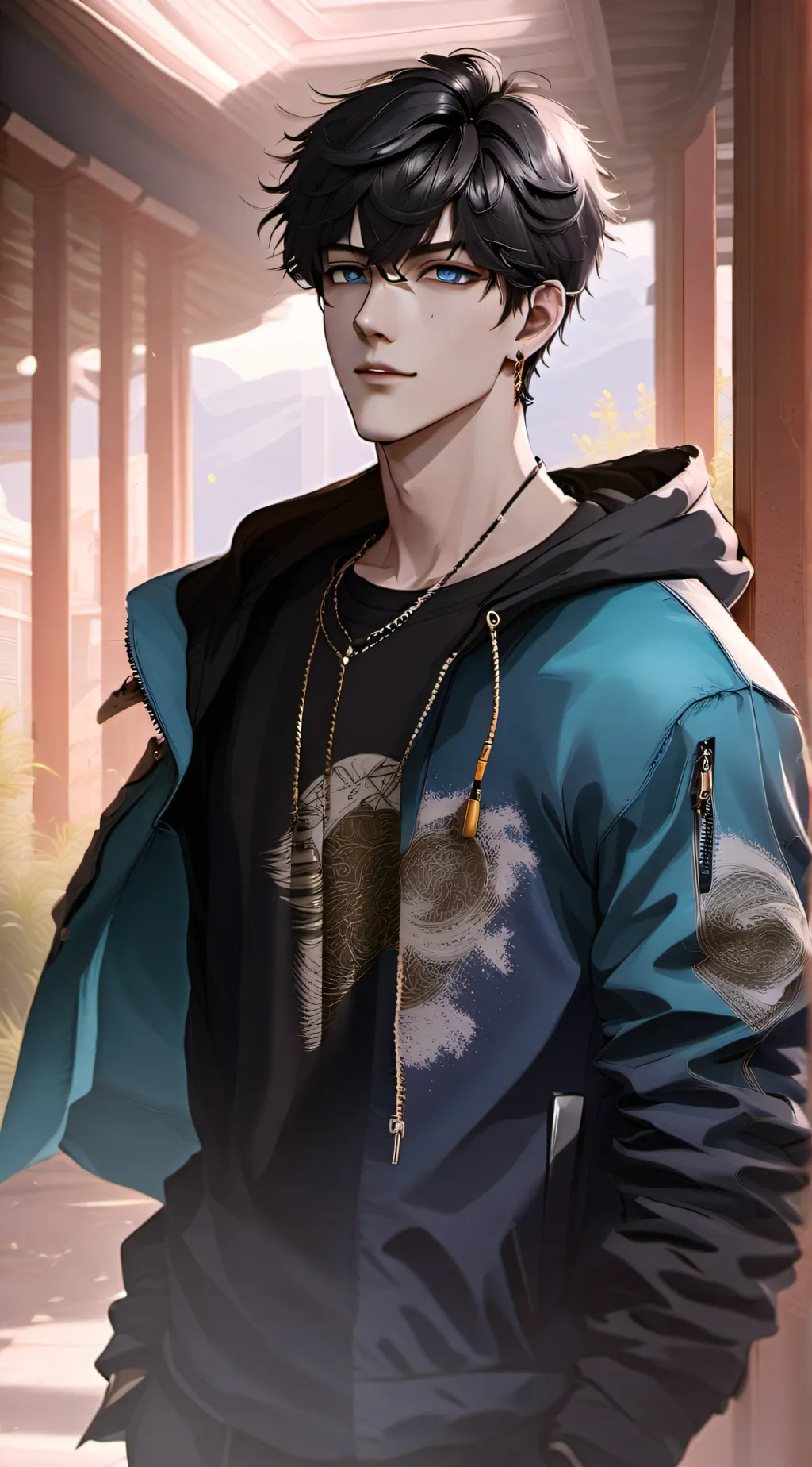 ai character: Blake background