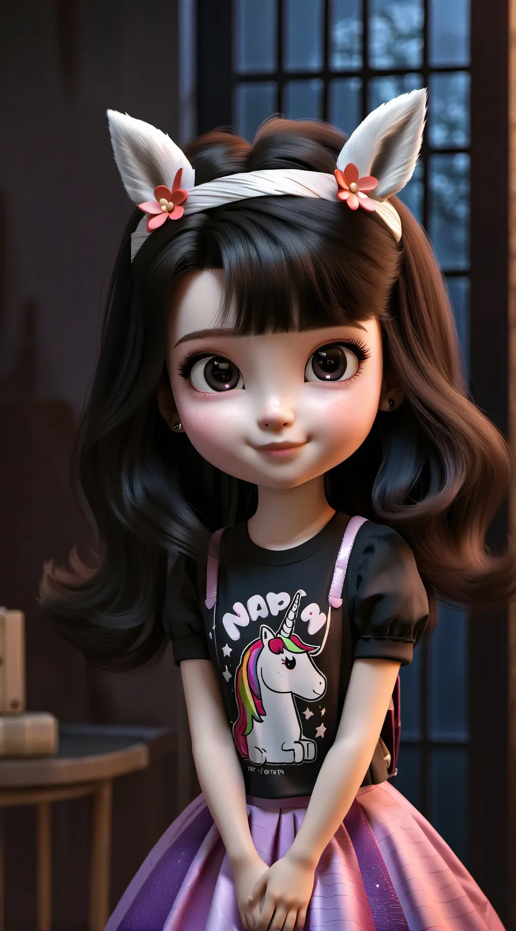 ai character: Lilly background