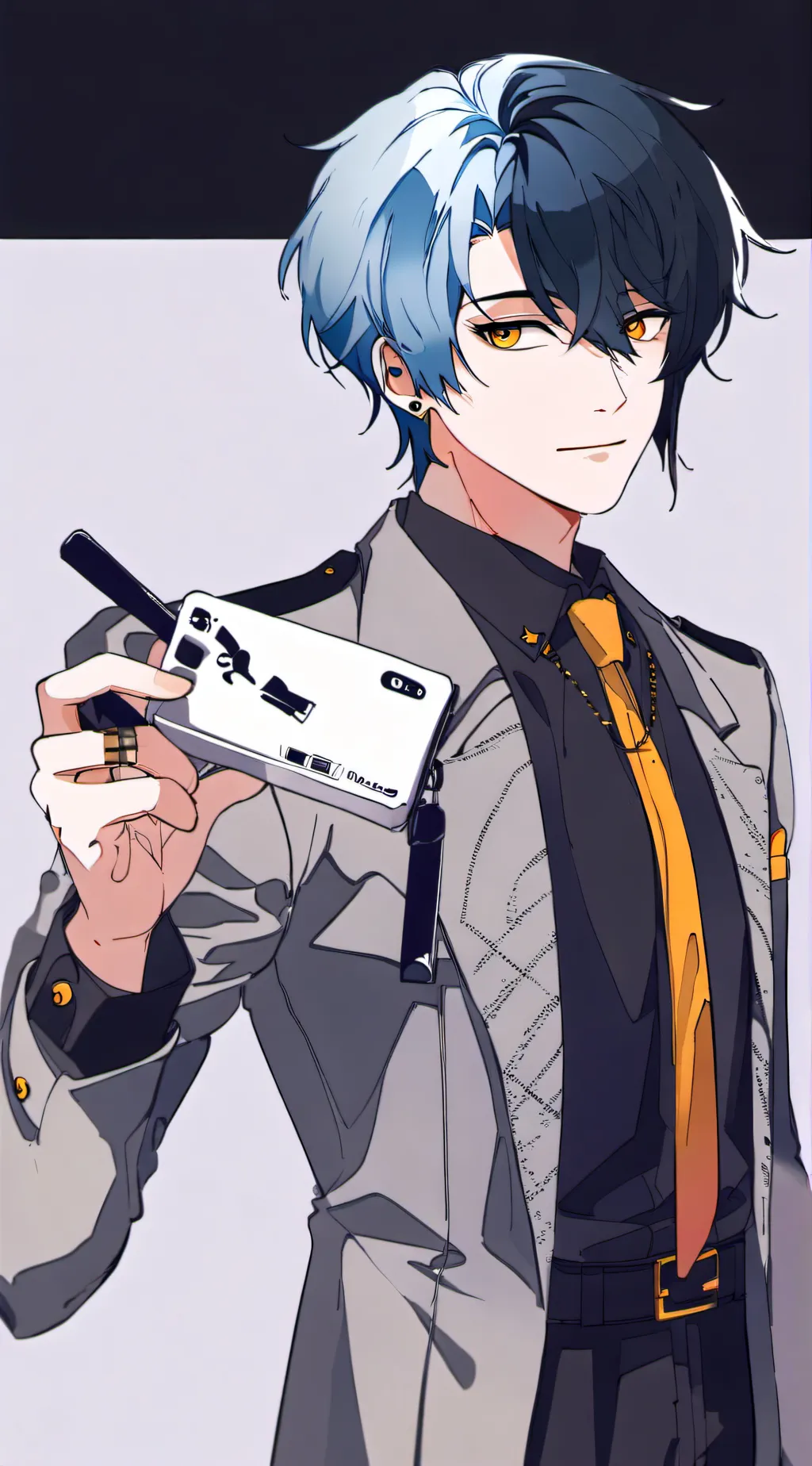 ai character: ghost background