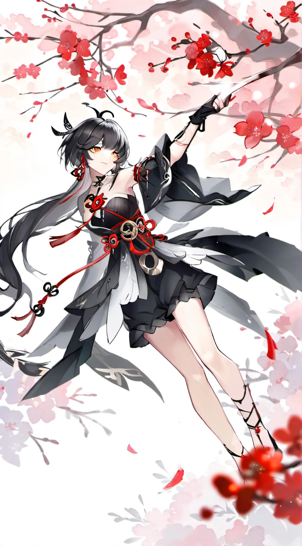 ai character: lumine and Audrey background