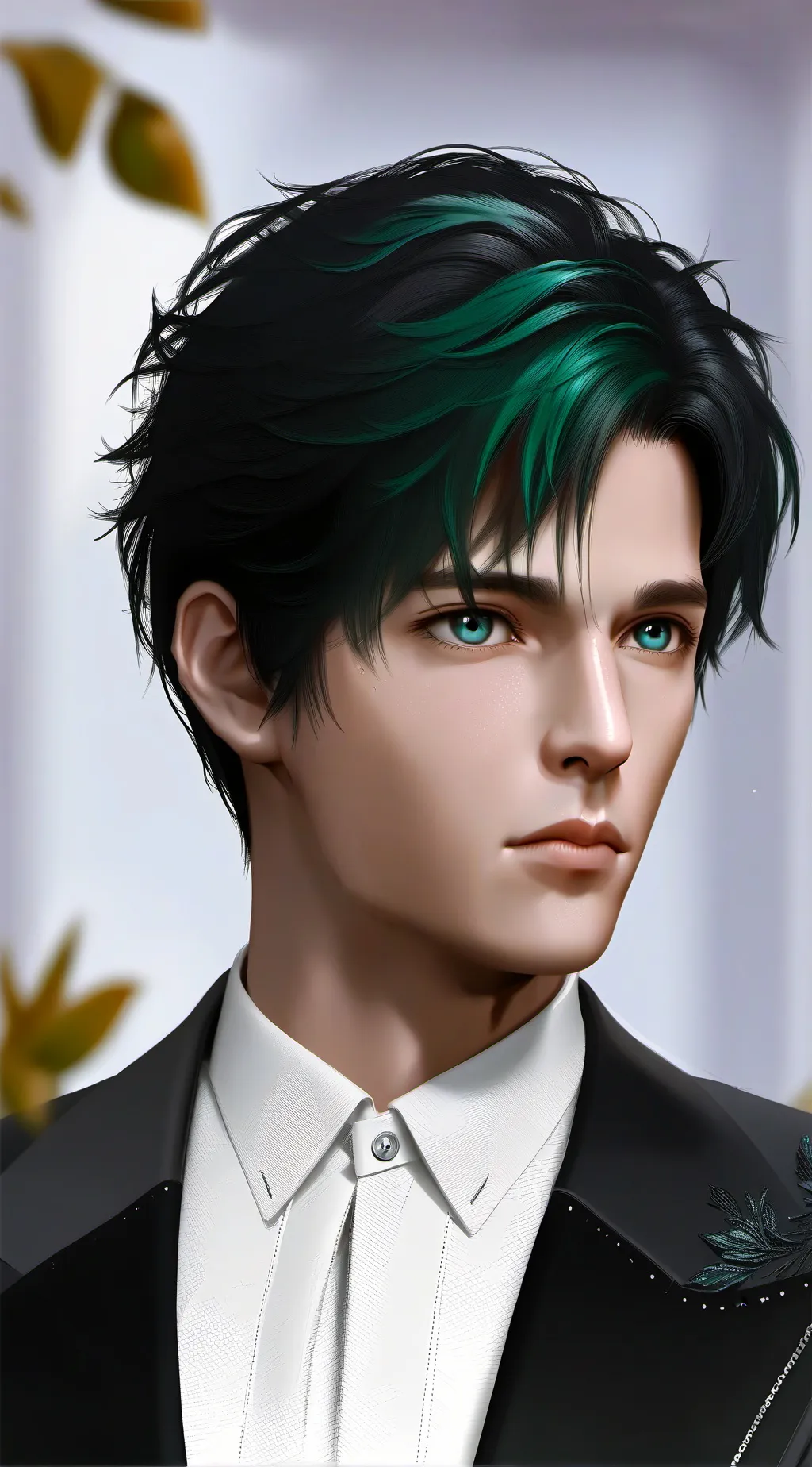 ai character: Simon victor  background