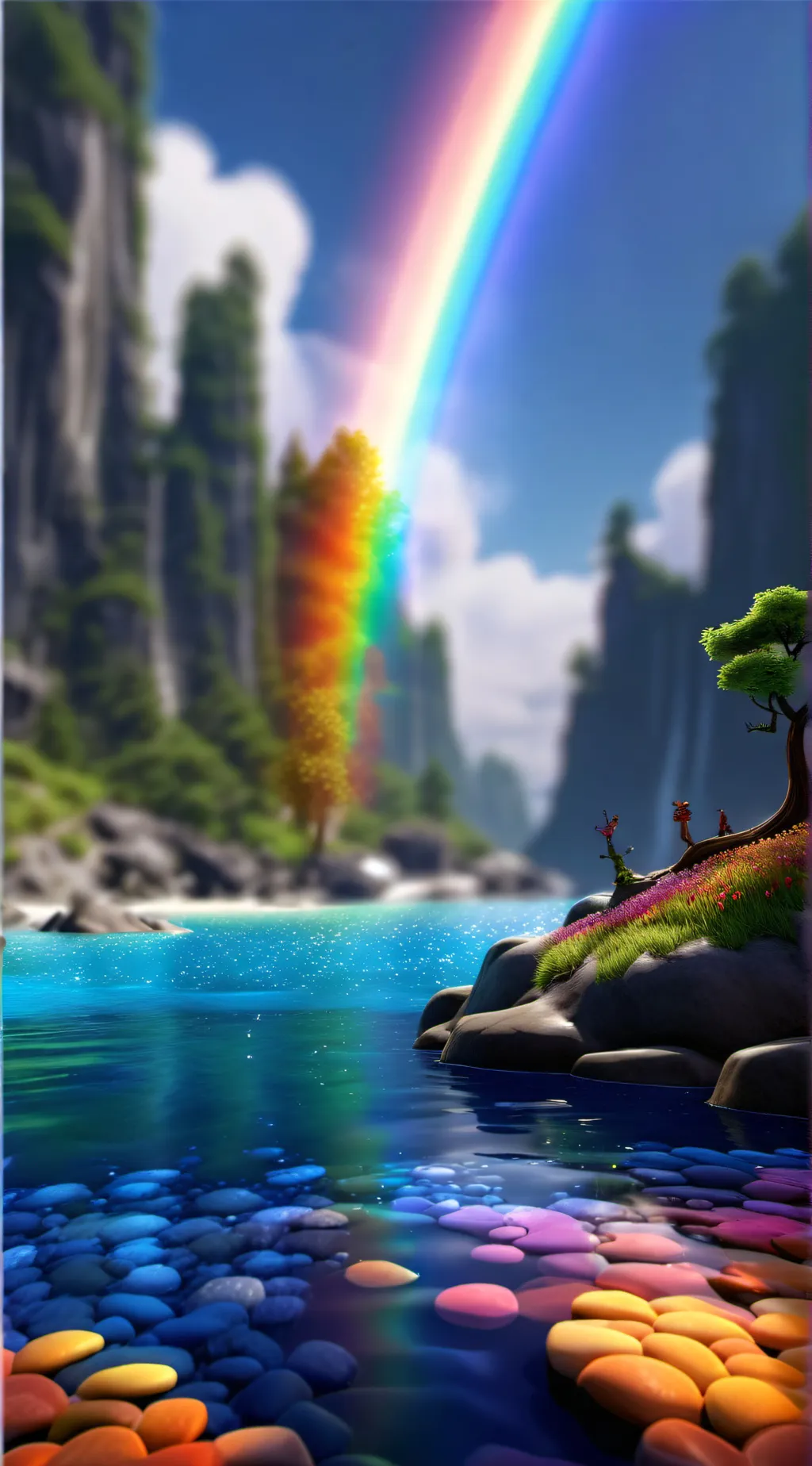 ai character: aphmau colours background