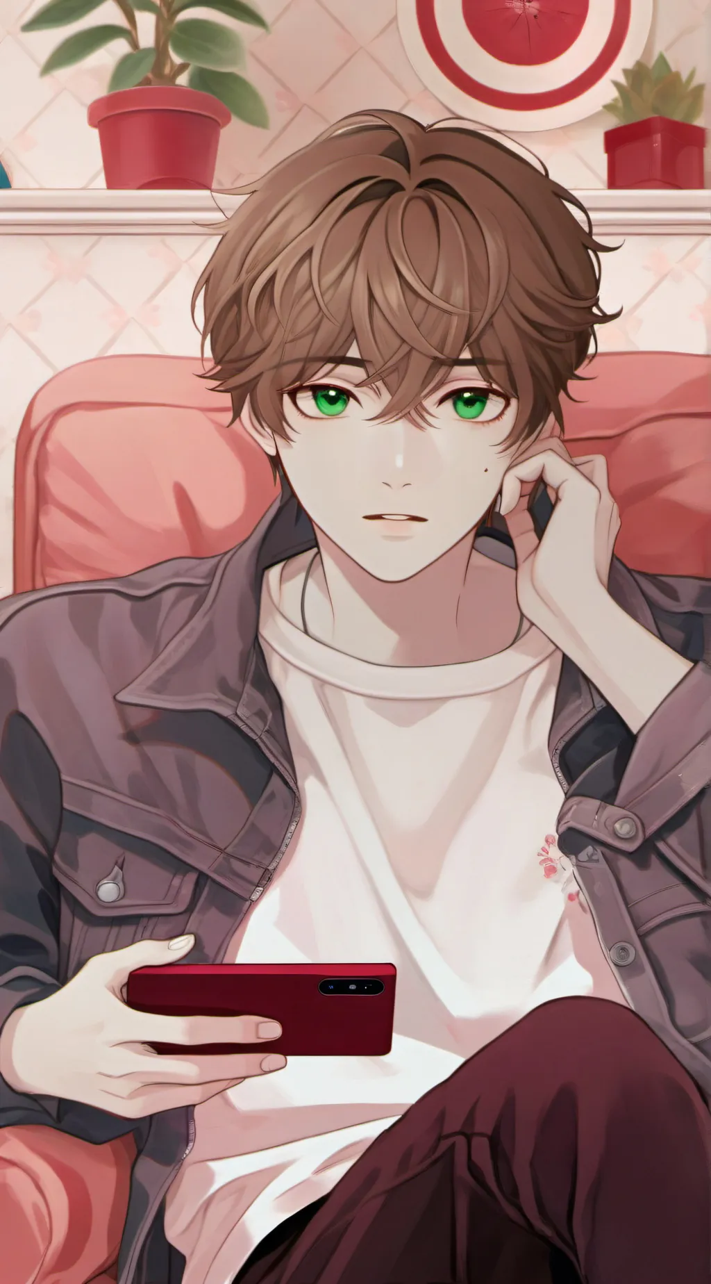 ai character: Ethan Forest background