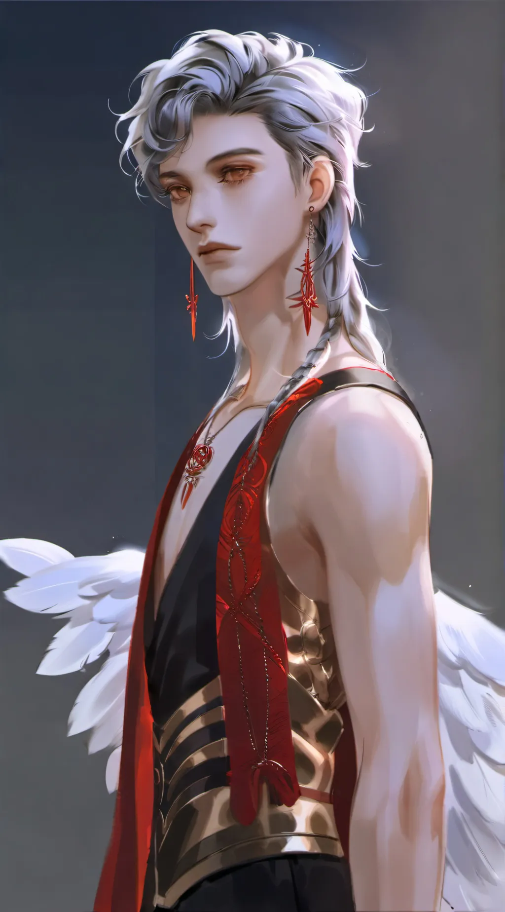 ai character: valantino  background