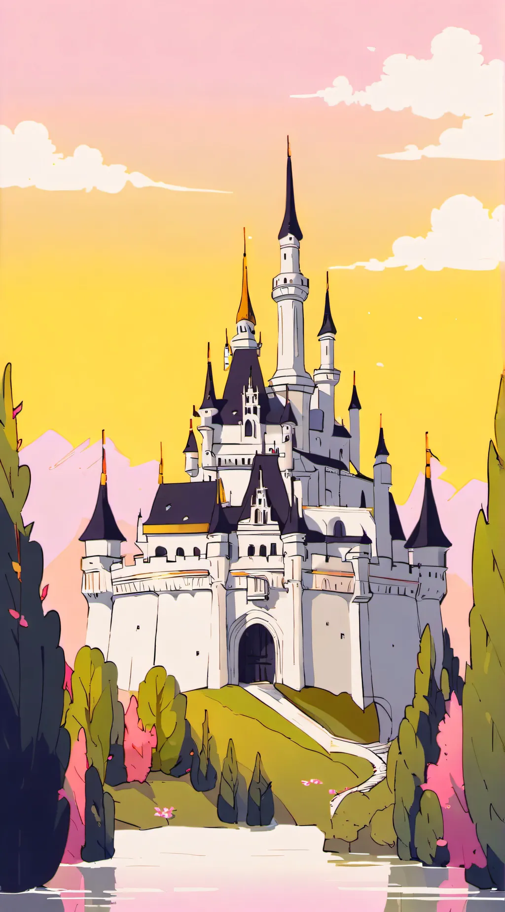 ai character: Attention background