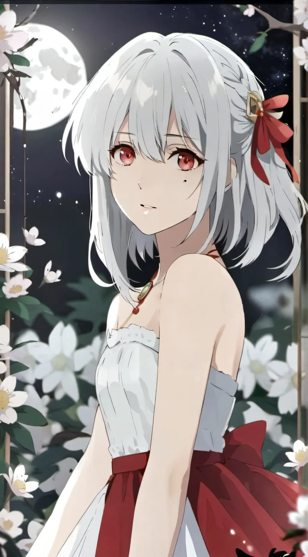 ai character: Luna background