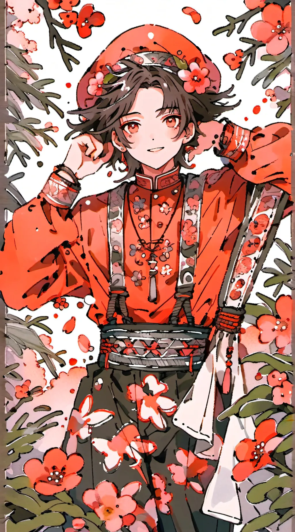 ai character: Adam  background