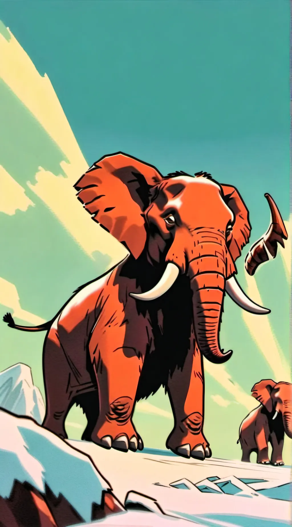 ai character: Ice Age background