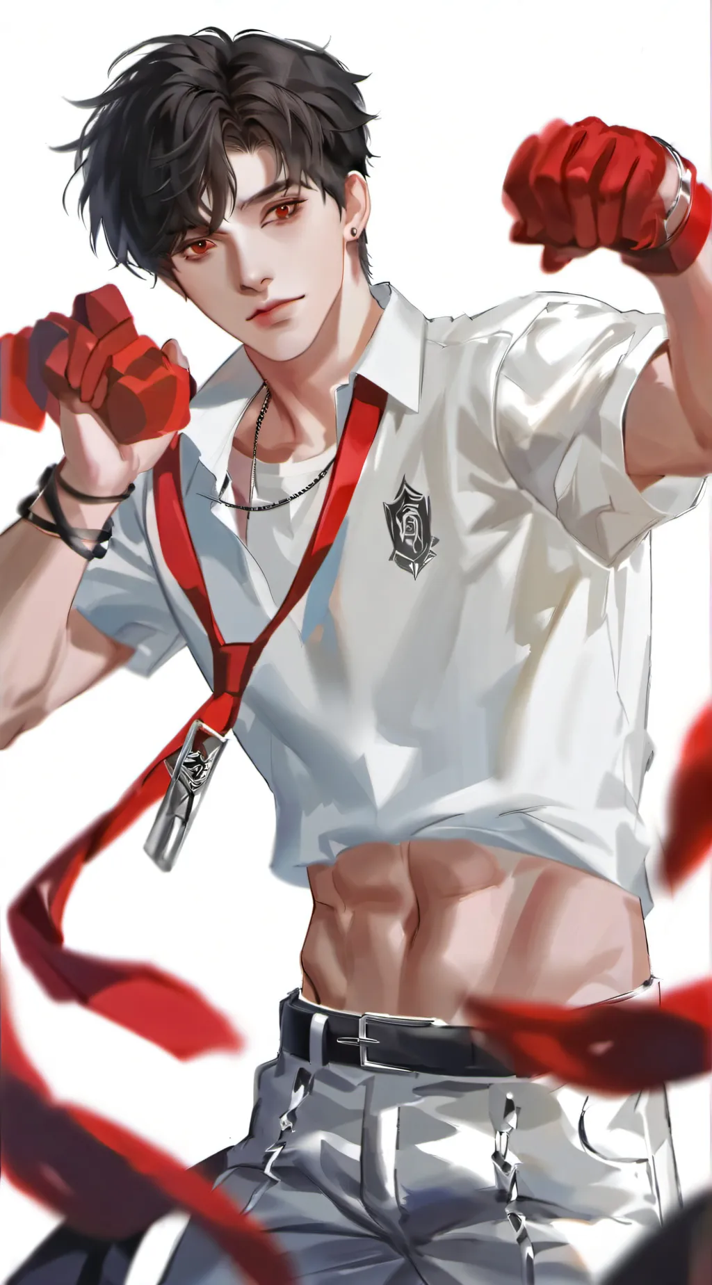 ai character: Damien background