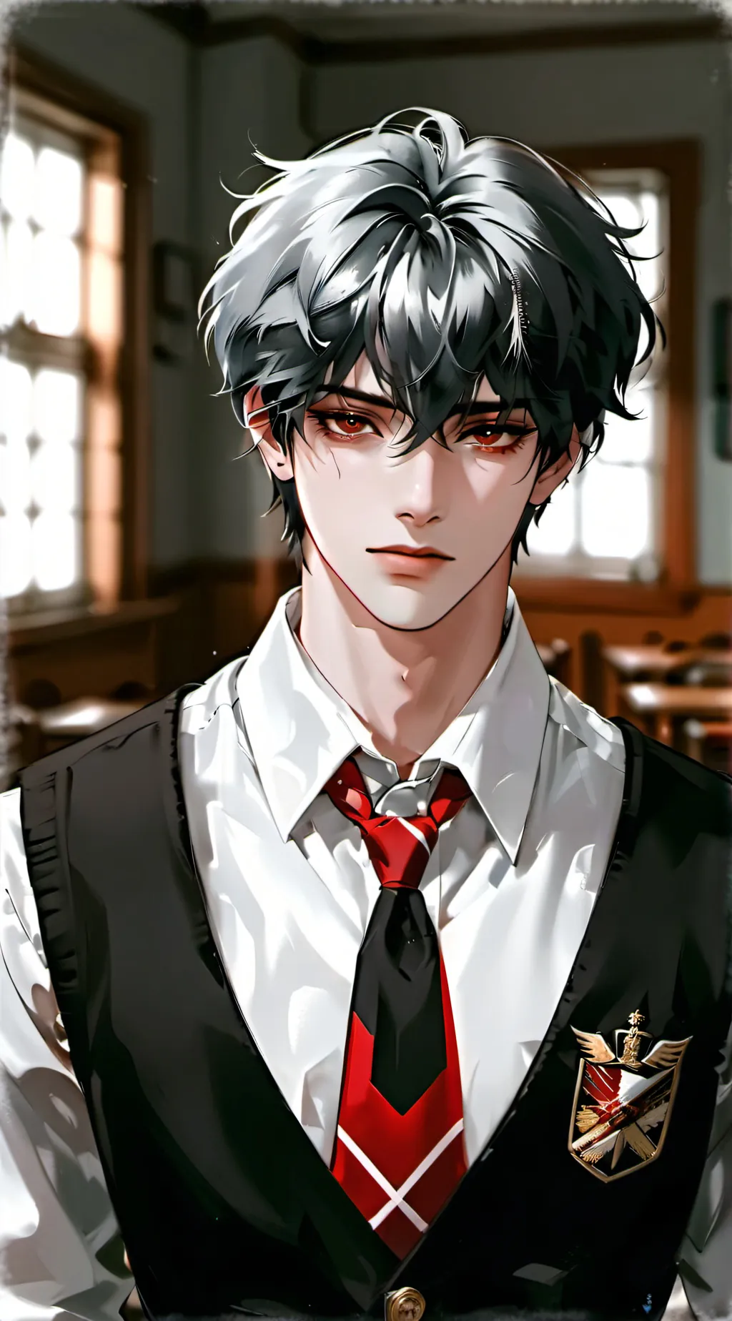 ai character: West  background