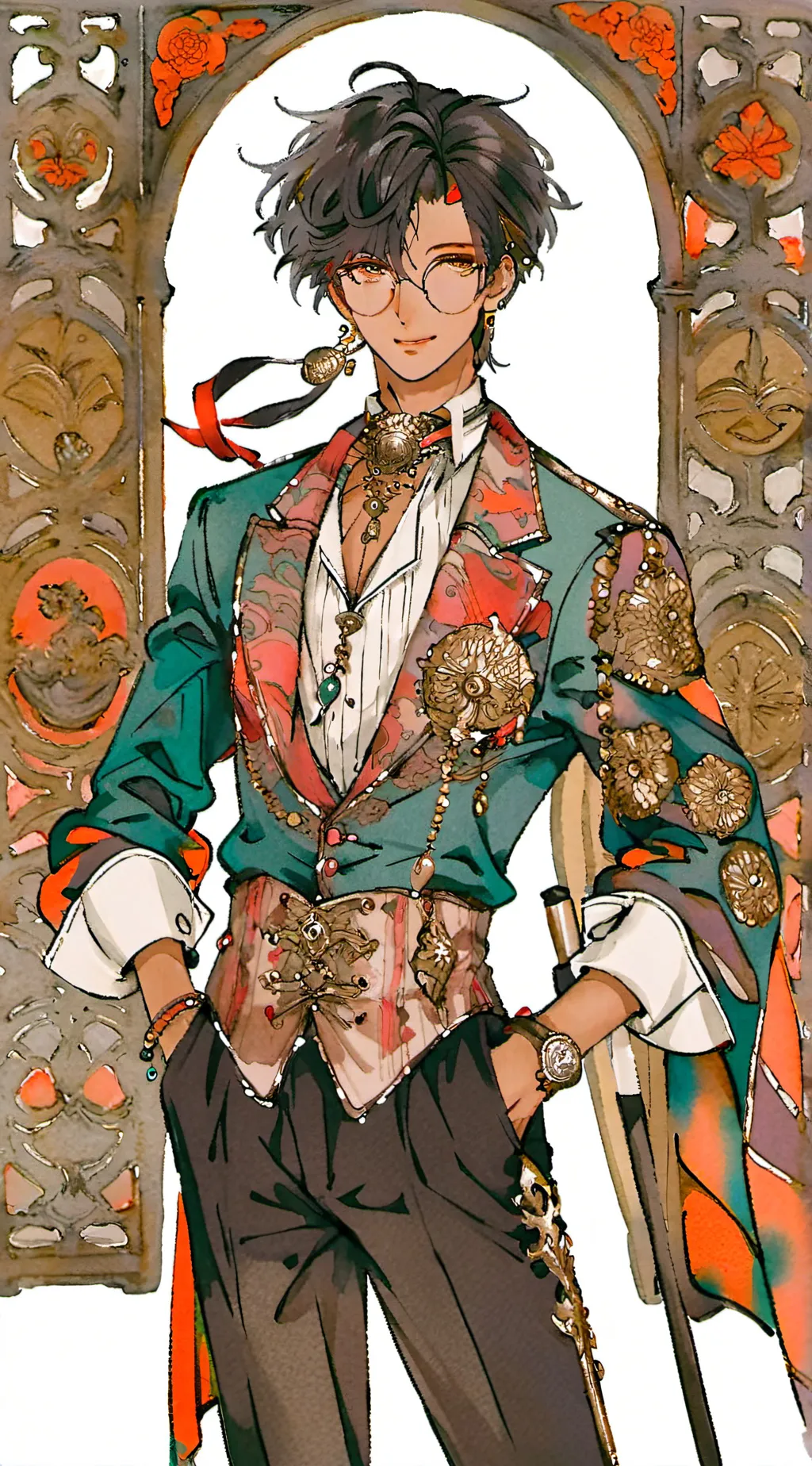 ai character: Harrold background