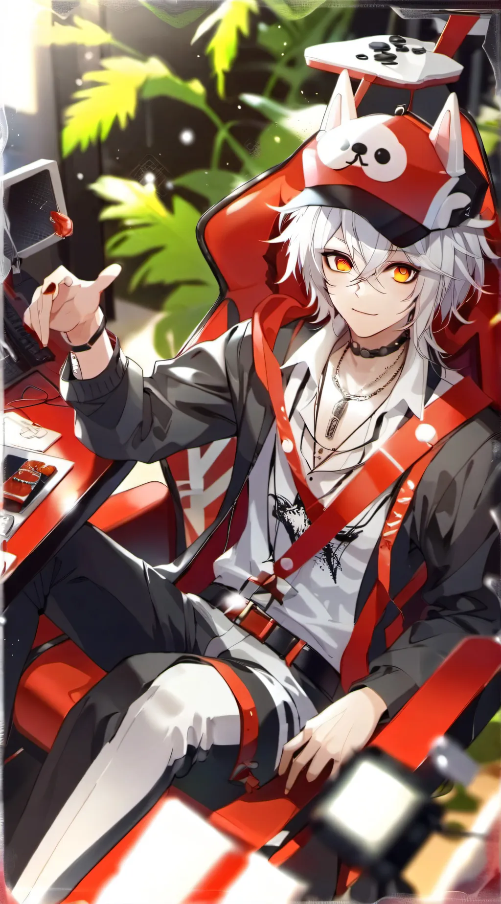 ai character: key background