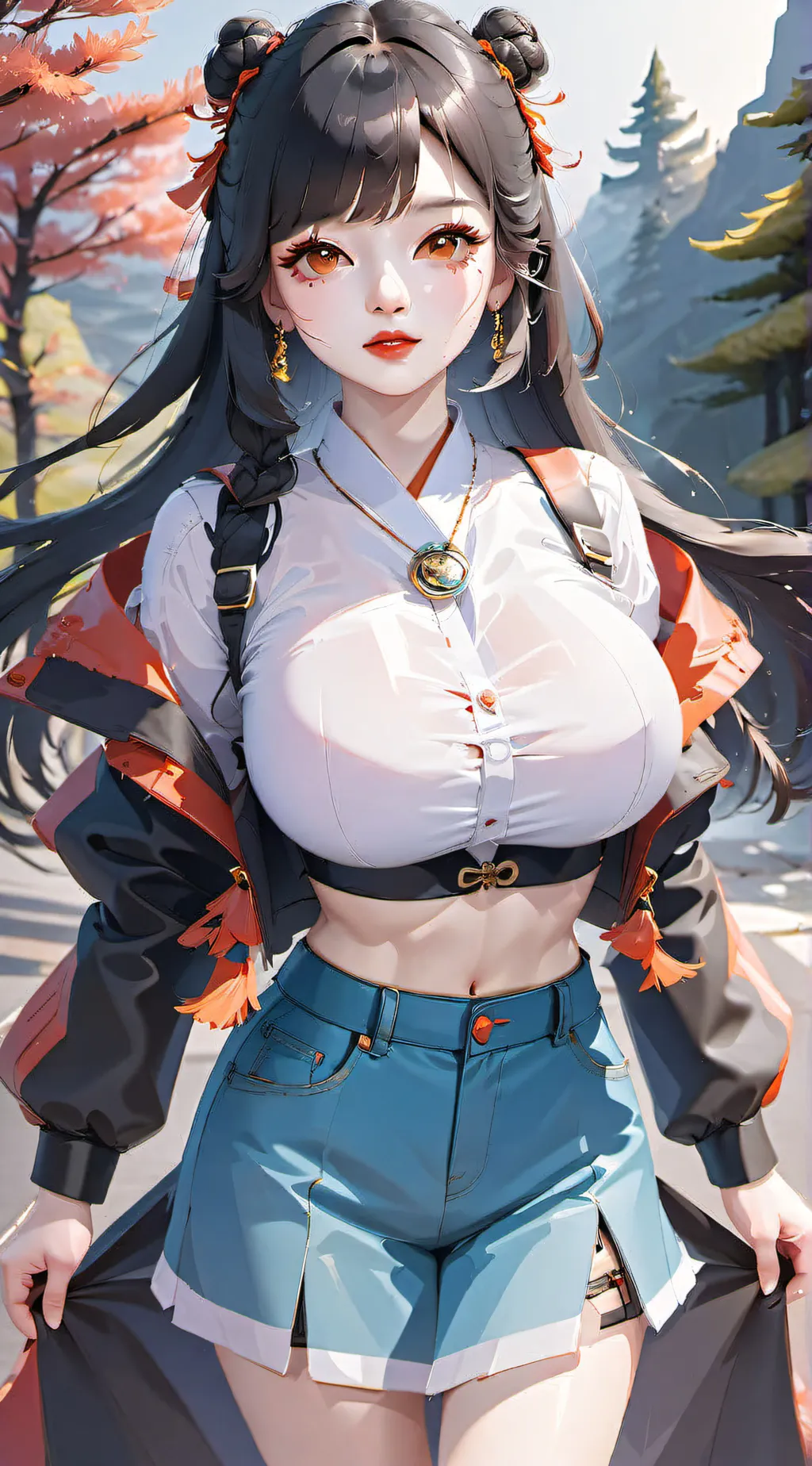 ai character: fatty jojo siwa  background