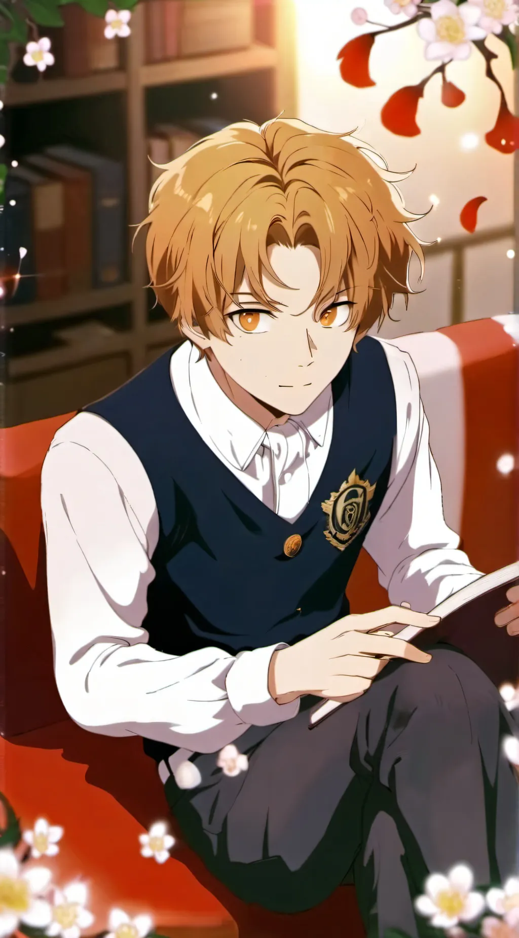 ai character: Magic school background