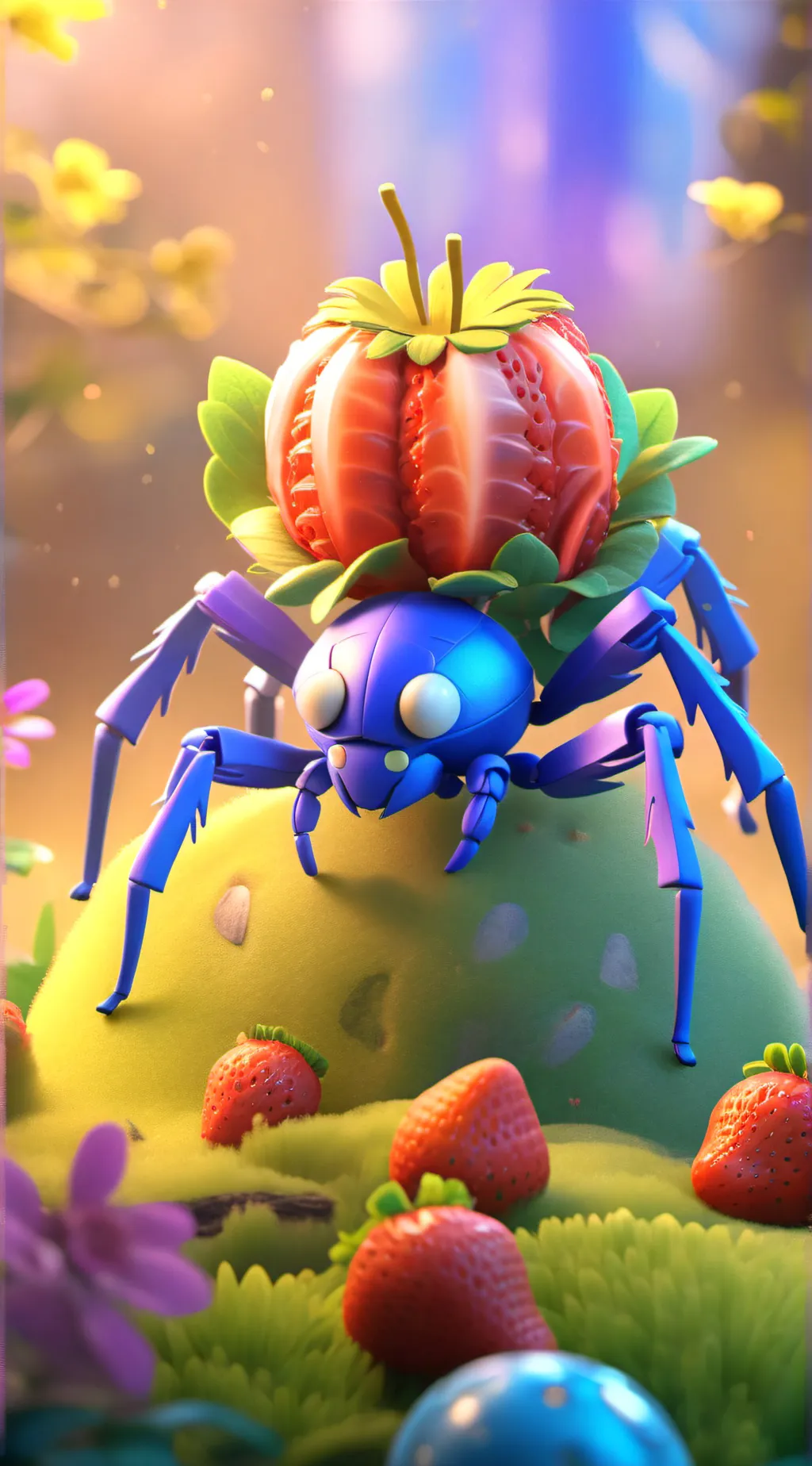 ai character: Sweet spider background