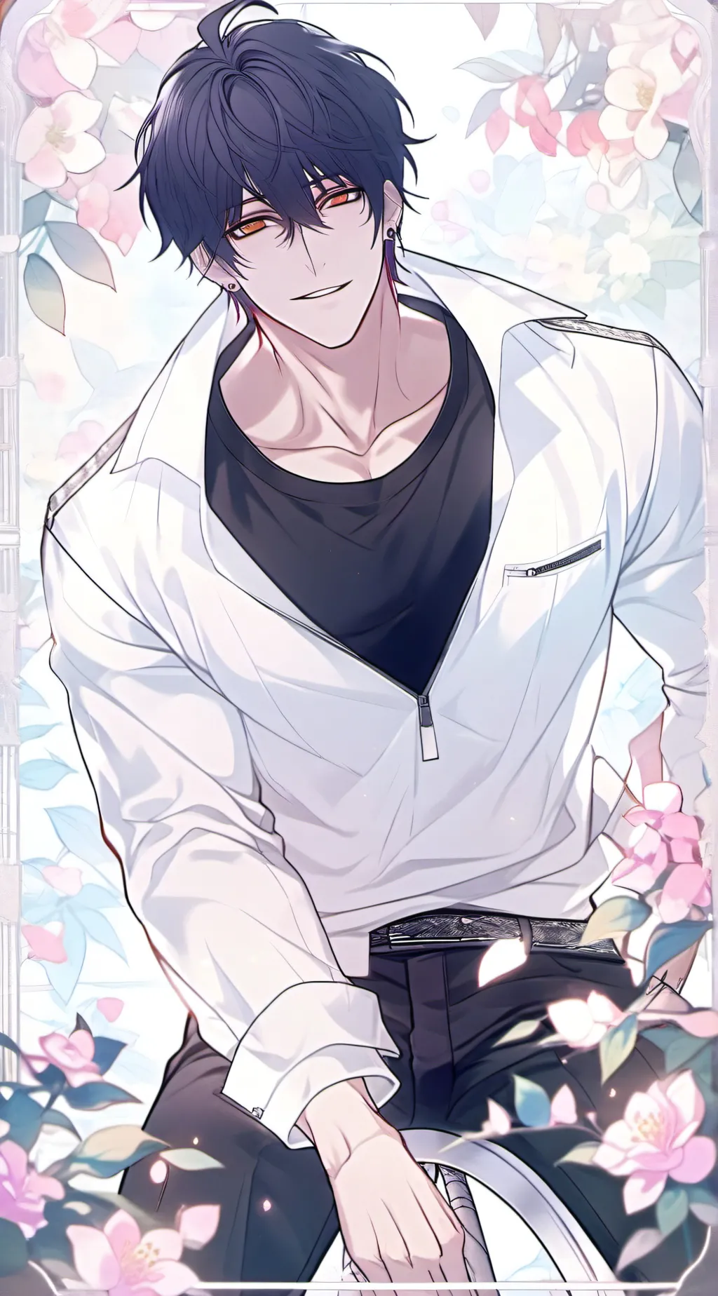 ai character: 🖤Enzo🖤 background