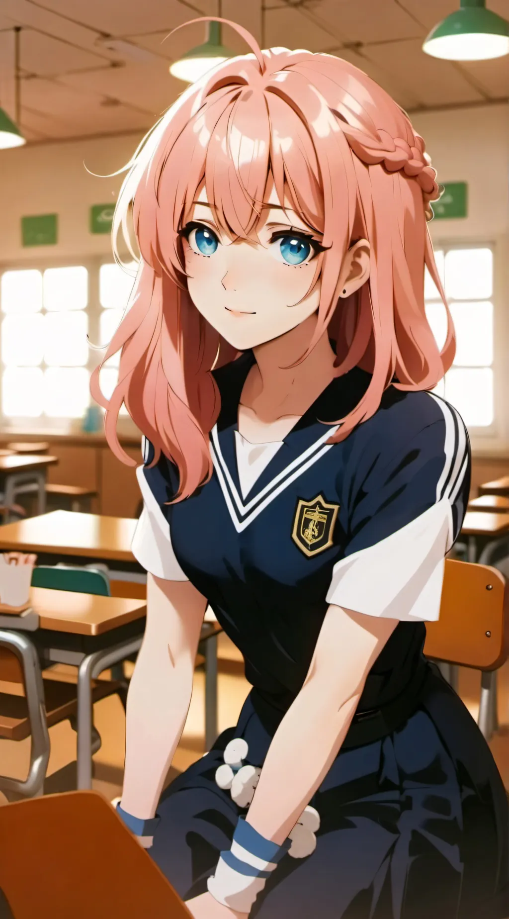 ai character: Sakura background